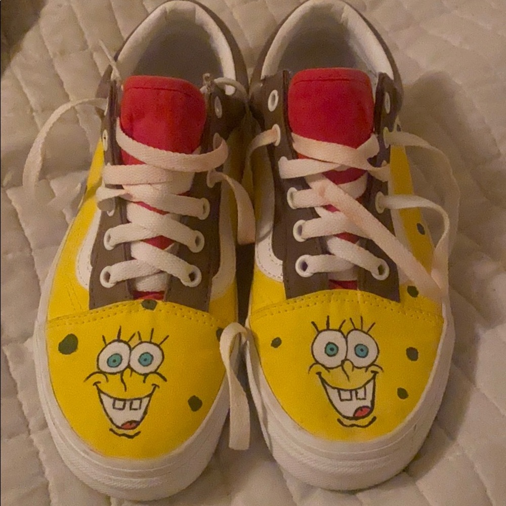 Custom Spongebob Vans
